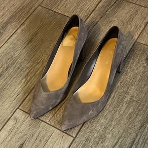 Grey Marc Fisher heels, size 11
